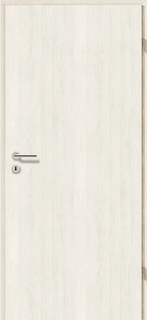 GetaDoor Zimmertür CPL Glas Dekor in Pinie, Farbe Beige/Braun, B: 86 cm, H: 198,5 cm, DIN Rechts - Bild 1