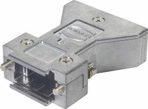 HARTING Schalengehäuse aus Zinkdruckguss in Silber, Artikelnummer 61 03 001 1110 - Bild 1