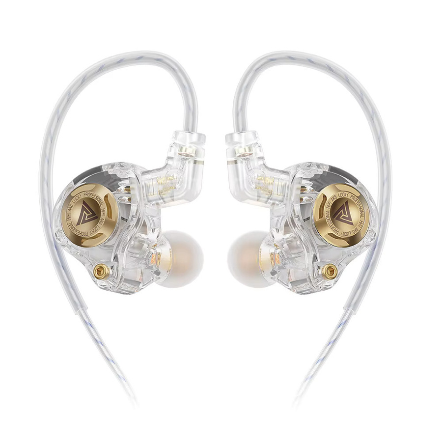 QKZ AK6 Lucky In-Ear-Kopfhörer in Schwarz mit dynamischem Treiber und abnehmbarem Kabel für HiFi-Audio - Bild 4