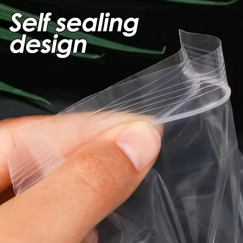 100 Stück wasserdichte Handytaschen von Untior, transparente selbstdichtende Einweg-Schutztaschen für universelle Mobiltelefone und Kleinigkeiten - Bild 4