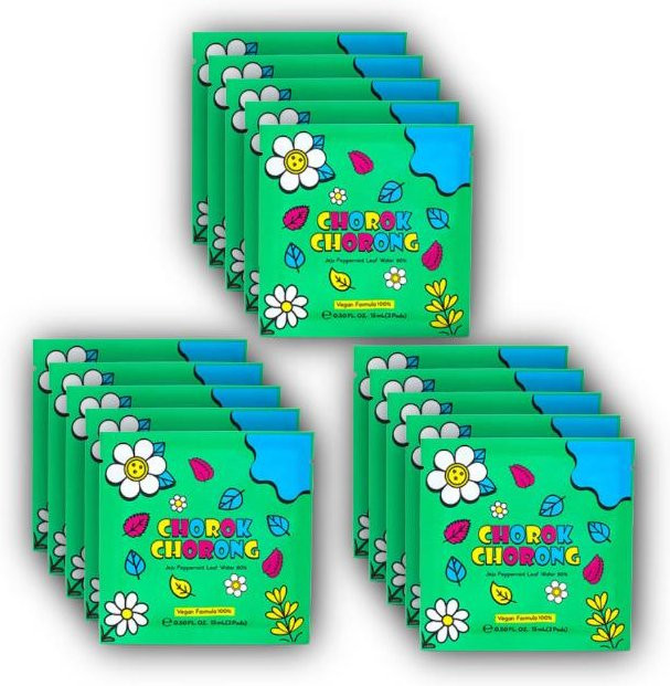 Chorok Chorong Jeju Pfefferminz Toner Pad, 15 ml, für fettige Mischhaut - Bild 1