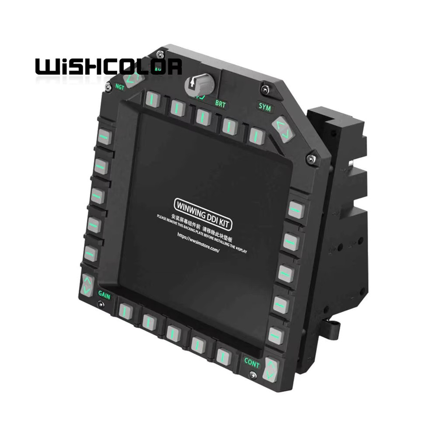 WINWING DCS MFD Multifunktionales Anzeigegerät für Flugsimulator-Spiele, USB 3.0, Schwarz - Bild 2