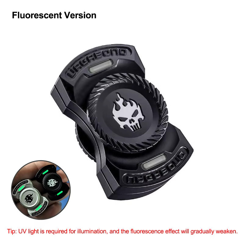 YuHaoHui 3-in-1 EDC Fidget-Spielzeug, Totenkopf-Geist Fidget Spinner, Metall-Legierung - Bild 7