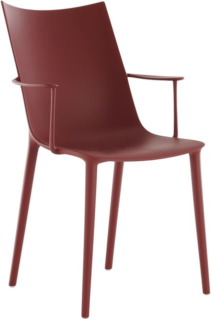 Kartell H H H Stuhl mit Armlehnen in Rot Matt - Bild 1