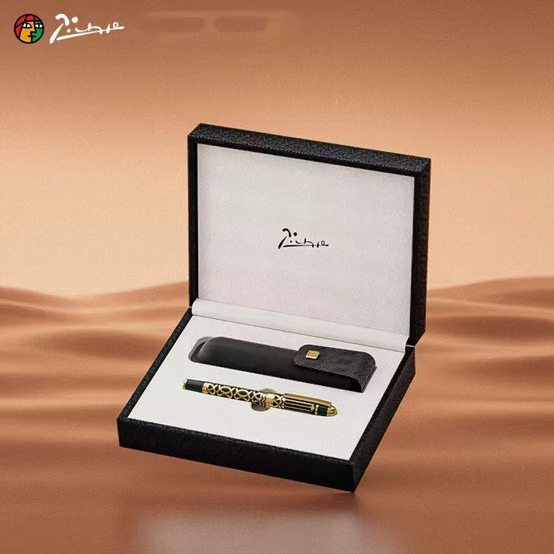 Picasso Pen 991 Excellence Series Kalligraphie-Tintenstift in Gold aus Metall als Business-Geschenkset für Erwachsene - Bild 2