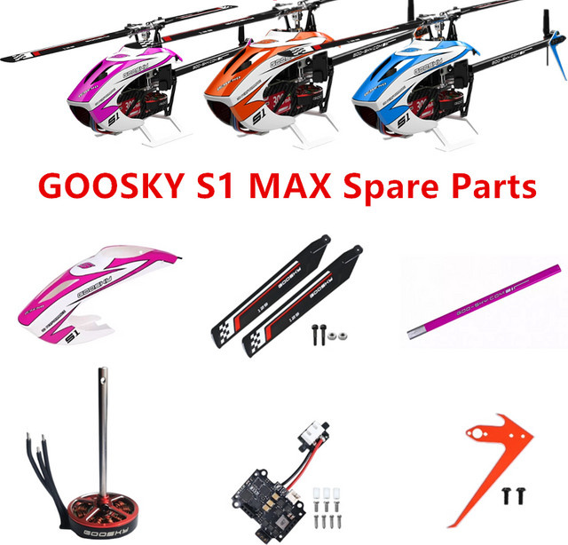 GOOSKY S1 MAX RC Hubschrauber Ersatzteile Zubehör, Verkleidung, Hauptrotor, Motor, Vertikales Heckrohr, ESC - Bild 1