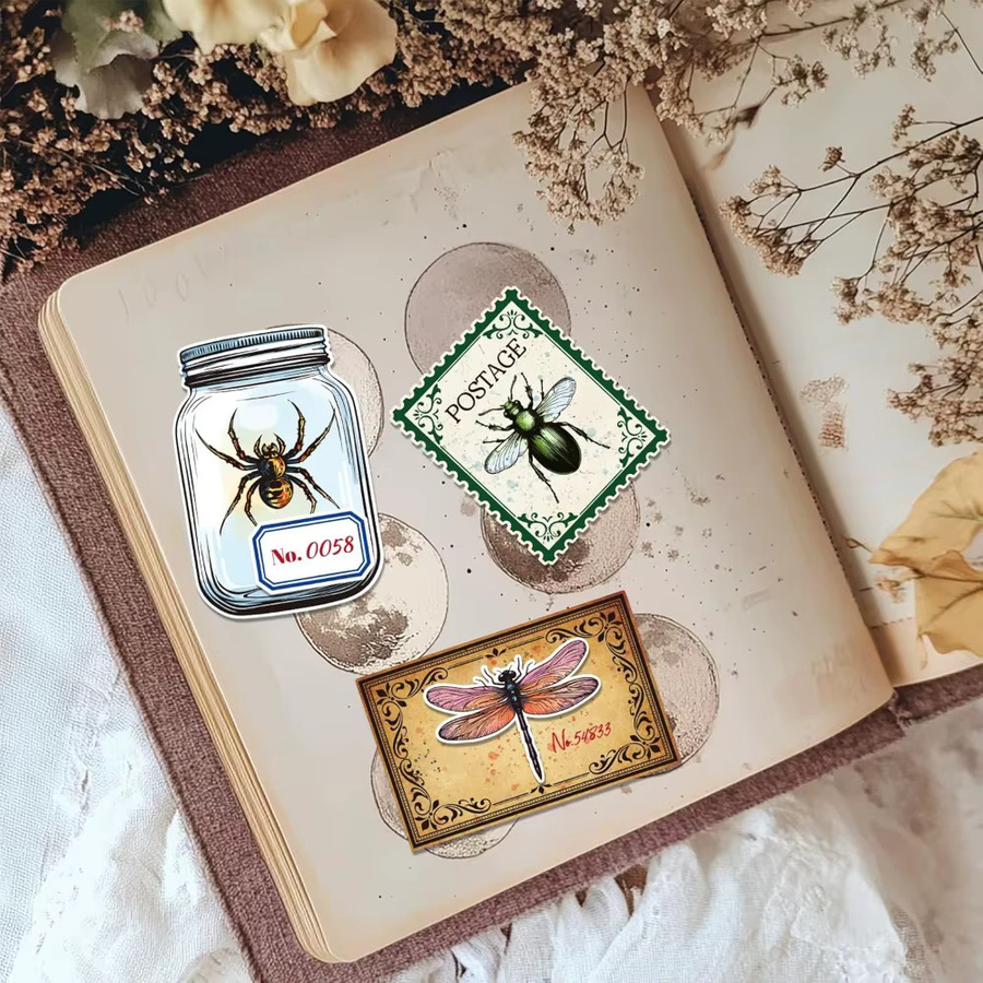 Transparenter Insekten Stempel aus Kunststoff für DIY Scrapbooking und Fotoalben - Bild 6