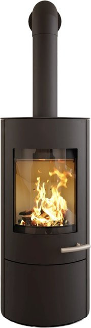 Haas+Sohn Kaminofen in Schwarz mit 6 kW Leistung und Automatik - Bild 1