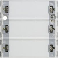 Gira KNX Tastsensor 3-fach Komfort mit Inbetriebnahme-Wippe und Raumthermostat in Transparent - Bild 1