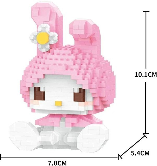 MINISO Sanrio Hello Kitty Kuromi Anime-Figur Bausteine Puppe - Bild 1