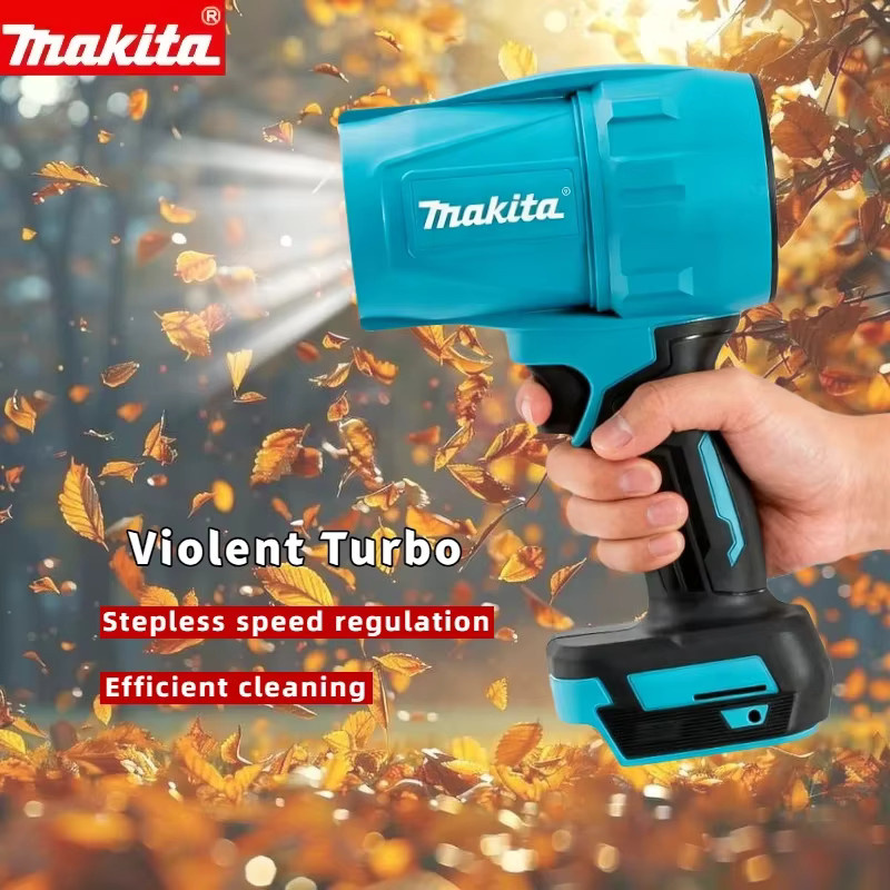 Makita Akku-Auto-Reinigungsgerät Blau mit Licht, 18V elektrischer Luftstaubsauger und 30000RPM Hochleistungs-Gebläse Turbo-Jet-Lüfter - Bild 5