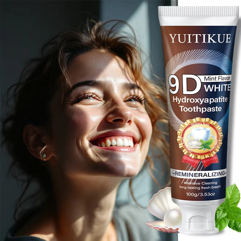 YUITIKUE 9D Weiße Hydroxyapatit-Zahnpasta, Minzgeschmack, Unisex - Bild 3
