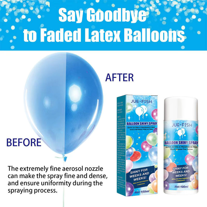 Ballon Shiny Spray 100 ml Weiß zur Glanzwiederherstellung und zum Anti-Fading für Ballons - Bild 5
