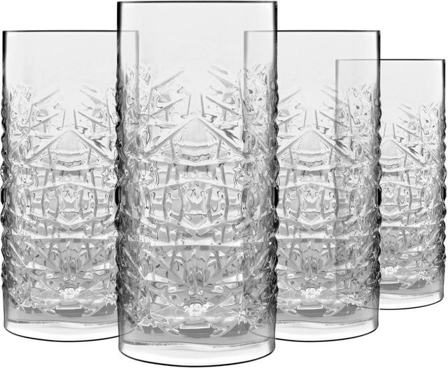 Luigi Bormioli Mixology Longdrinkgläser Tumbler aus Kristallglas, transparent, 4 Stück, 480 ml pro Glas - Bild 1