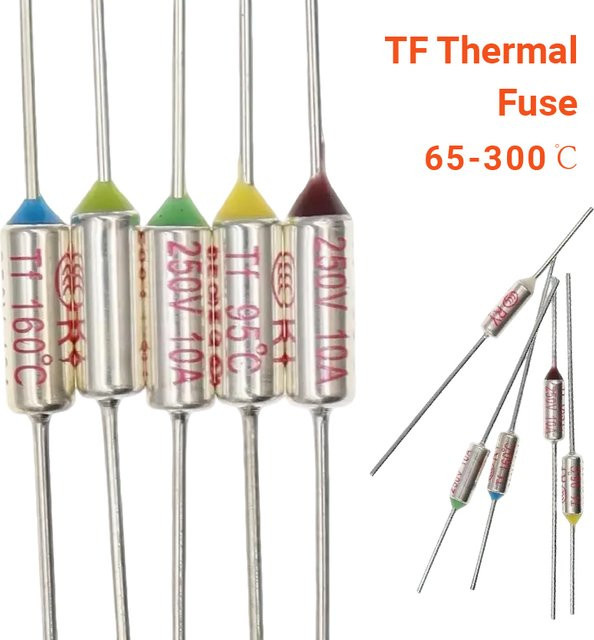 TF Thermosicherung RY in Silber mit verschiedenen Temperaturbereichen von 65C bis 300C - Bild 1