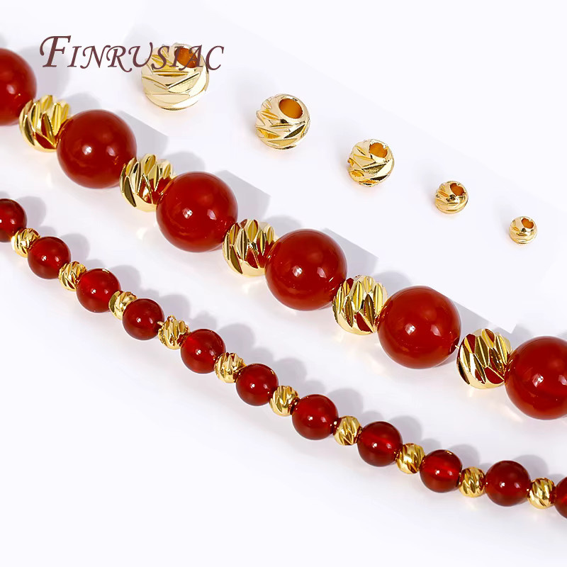 FINRUSIAC Abstandsperle, 18K vergoldet, Gold, Unisex - Bild 1