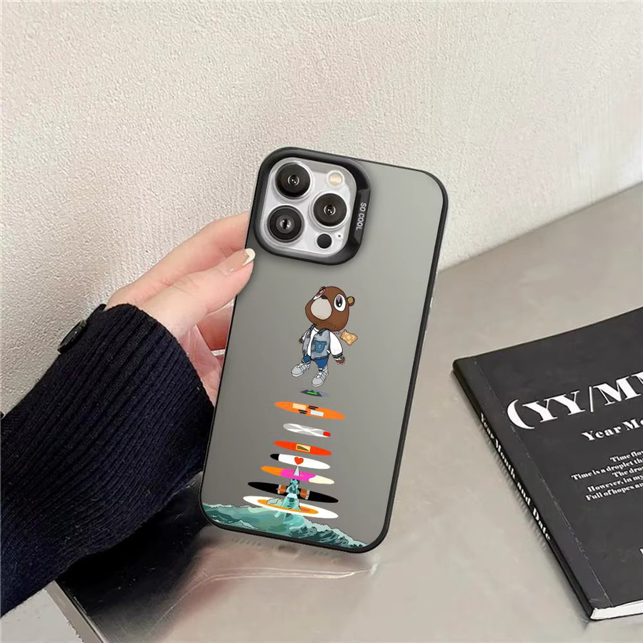 K-Kanye West Hot Album Handyhülle für iPhone 17 16 15 14 13 12 Pro Max Air Aurora Matt Laser Metallic - Bild 2