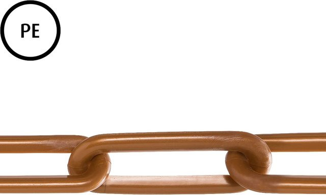 Conacord Regen-Ablaufkette aus Polyethylen in Kupferbraun, Durchmesser: 10 mm, Breite: 62 mm - Bild 1