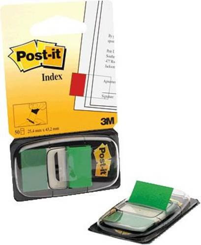 Post-it Index Haftstreifen Standard 680-3 in Grün - Bild 1