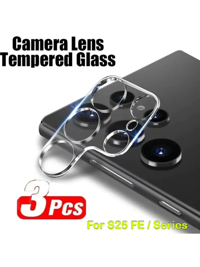 9H HD gehärtetes Glas Kameraobjektivschutz für Samsung Galaxy S26 S25 Edge S24 S23 FE Plus Ultra, transparent - Bild 7