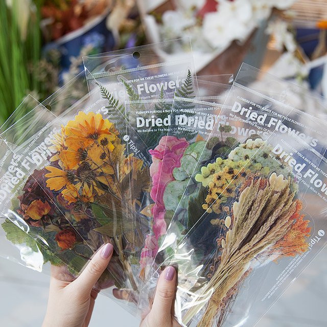 10 Blatt Blumenaufkleber mit bunten Blütenmustern in Multicolour zur Dekoration deines Tagebuchs - Bild 1