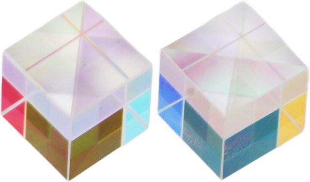 2 Stück Kkmoon Optisches Glas Prisma Mini für RGB Dispersion und pädagogische Experimente, transparent - Bild 1