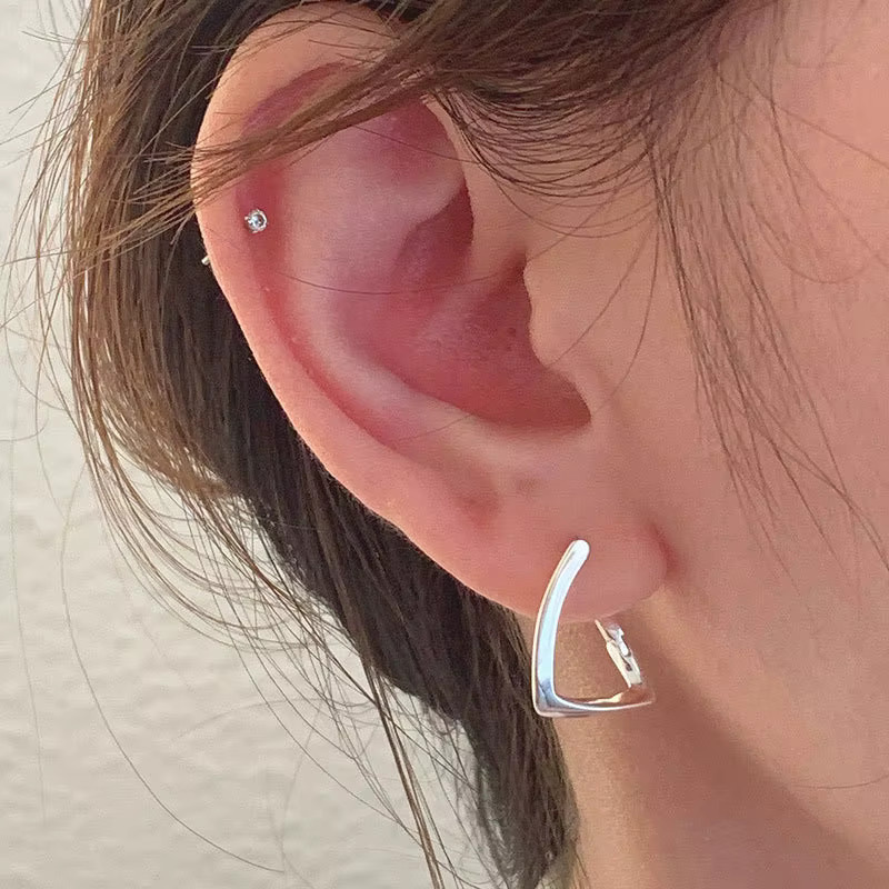 XIYANIKE Ohrringe, quadratisch, Silber, Damen - Bild 2