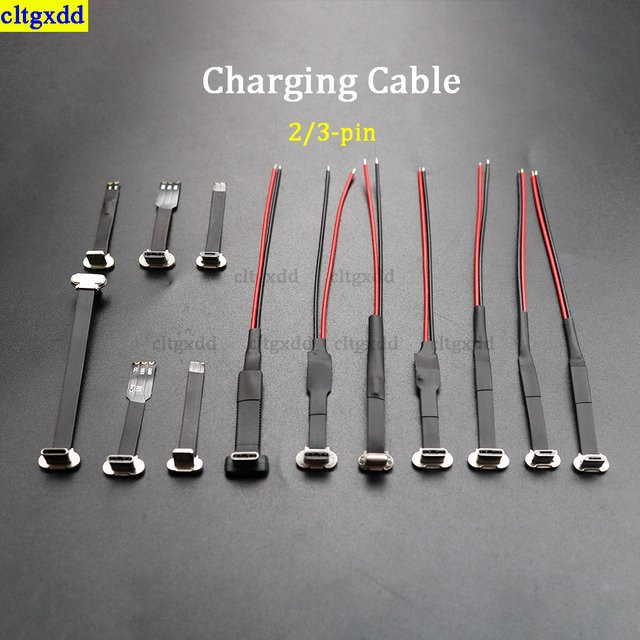 ClTGxDD USB-C Typ-C FPC Weiches Flachkabel mit Widerstand R1 für Mobiltelefone und Schnellladekabel Verlängerung, Schwarz - Bild 1