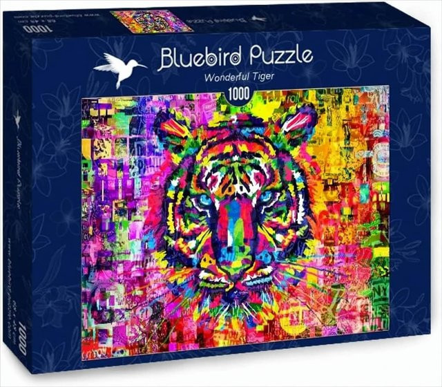 Bluebird Wonderful Tiger Puzzle, 1000 Teile - Bild 1