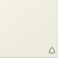 Gira Klingel-Taster Wippe Symbol in Weiß - Bild 1