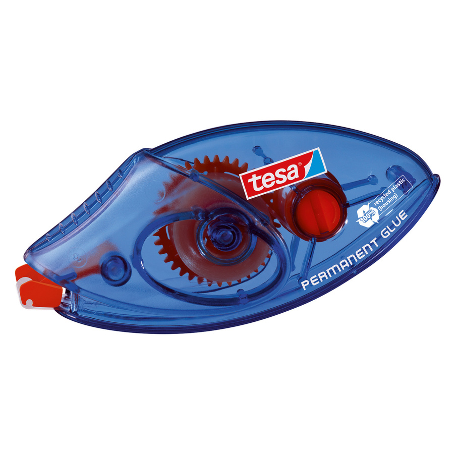 tesa Kleberoller ecoLogo permanent blau - Bild 3