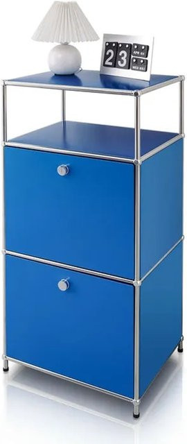 Floordirekt Metallregal Concept Epure MK-120 Verchromt Blau B/T/H: 50 x 40 x 100 cm - Bild 1