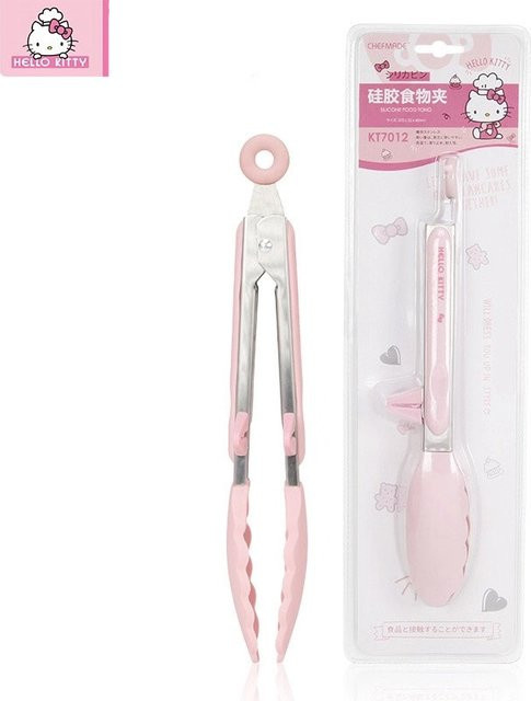 Sanrio Hello Kitty Lebensmittelzange in Pink für Küche und Haushalt - Bild 1