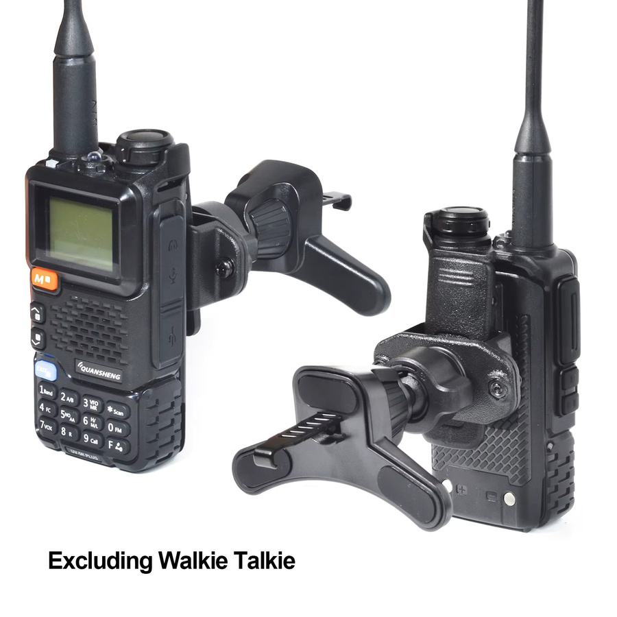 YNIBST Auto Lüftungshalterung für CB-Funkmikrofone und Walkie Talkies in Schwarz - Bild 2