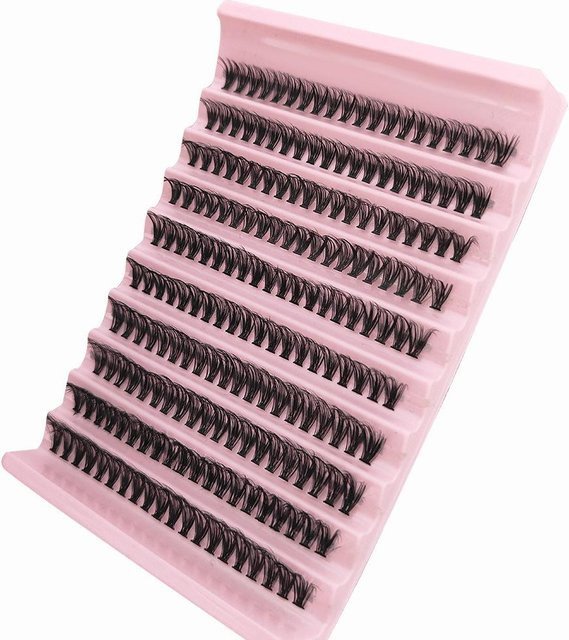 OTRESS Einzelne Wimpern Cluster, 8-16mm, Black, Unisex - Bild 1