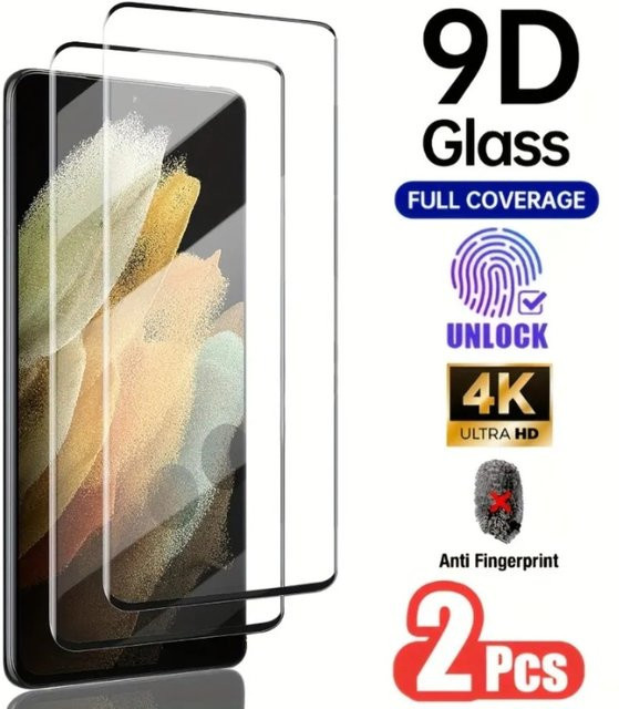 2 Stück Displayschutzfolien aus gehärtetem Glas für Samsung Galaxy S25 S24 S23 S22 S21 Ultra Plus FE, transparent - Bild 1