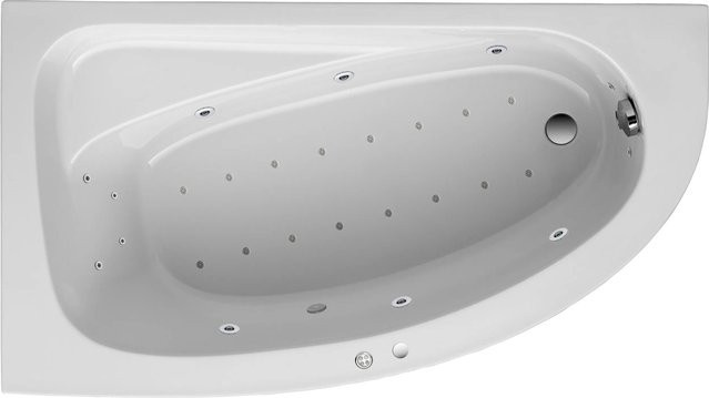 Ottofond Whirlpool Marina Mod. B Premium in Weiß B/T: 160 x 90 cm - Bild 1