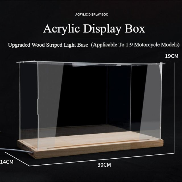 Linyi toy car, Acryl-Displaybox, mit LED-Licht - Bild 1