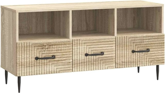 vidaXL TV-Schrank modern in Sonoma-Eiche, B/T/H: 102 x 34,5 x 50 cm - Bild 1