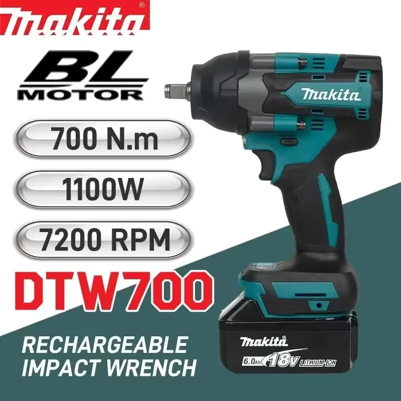 Makita DTW700 Bürstenloser Akku-Schlagschrauber 18 V LXT mit hohem Drehmoment - Bild 4