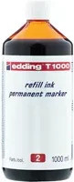 edding Nachfülltinte für Marker T1000 in Schwarz und Rot, 1000 ml - Bild 1