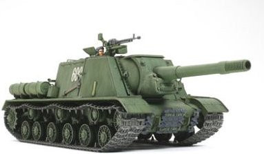 Tamiya WWII Rus. Sw.KPz JSU-152, Fahrzeug, 1:35, Grün - Bild 1