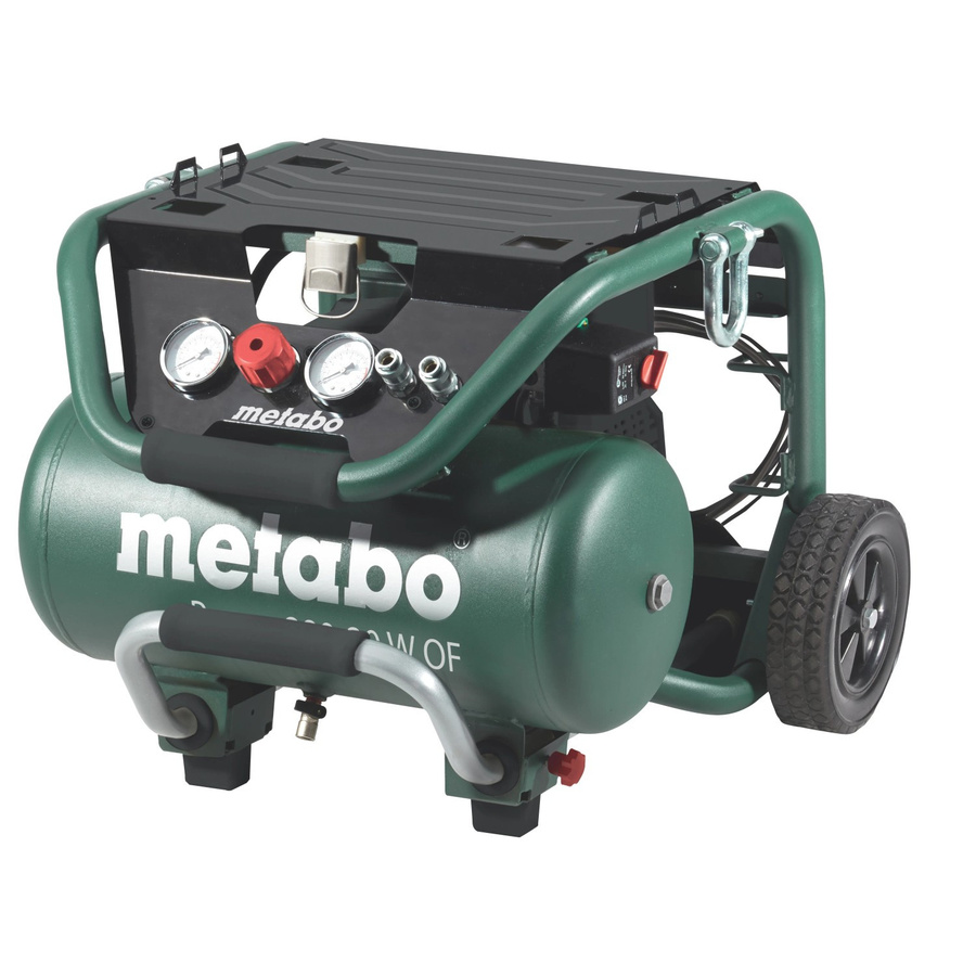 Metabo Druckluft-Kompressor Power 280-20 W OF in Grün mit 20 l Fassungsvermögen - Bild 2