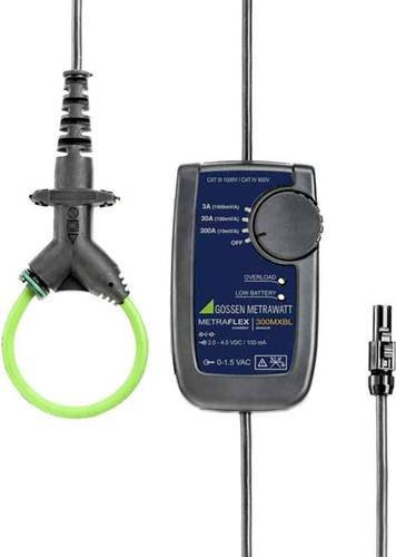 Gossen Metrawatt METRAFLEX 300MXBL/3 Stromzangenadapter Messbereich AC 0,006 - 300A Schwarz - Bild 1