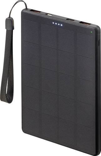 VOLTCRAFT SL-100VC Solar Powerbank 10000 mAh mit USB PD und USB-C in Schwarz - Bild 1