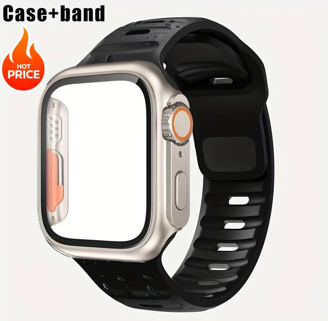 NEY Uhrenarmband Silikon, Schwarz, Unisex - Bild 1