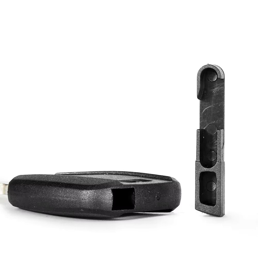 KEYYOU 10 Stück Transponder-Fernbedienungs-Autoschlüsselgehäuse für Fiat in Schwarz, ungeschnittenes SIP22 GT15R-Klinge-Ersatzgehäuse ohne Chip - Bild 1