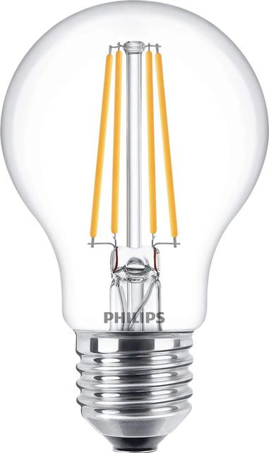 Philips LED-Leuchtmittel E27 Glühlampenform 7 W 850 Cool White, Höhe: 10,6 cm, Durchmesser: 6 cm - Bild 1