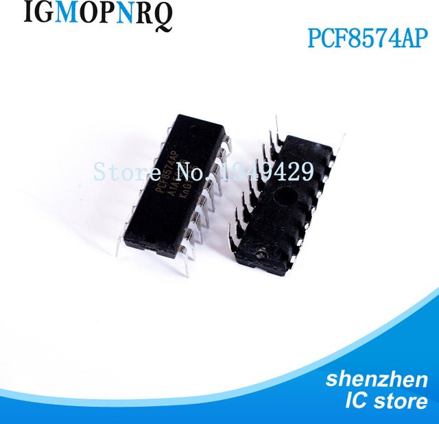 5er Set PCF8574P DIP16 I/O-Erweiterung Modul in Schwarz - Bild 1