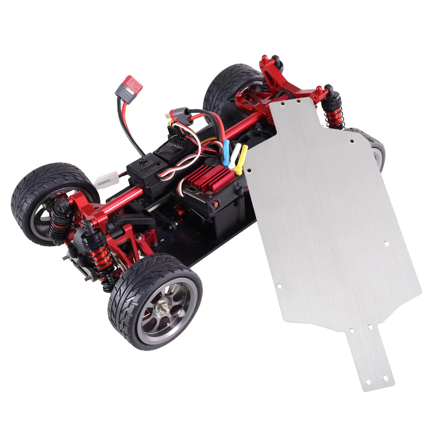 MJX Hyper Go RC Auto, Edelstahl Chassis Rüstung, Metall, Zubehör - Bild 4